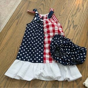 Bonnie baby patriotic dress